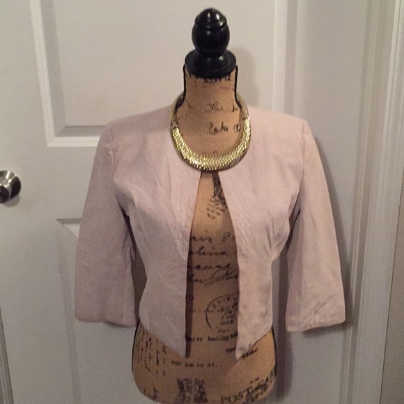 White House Black Market Jackets & Coats Crop Top Jacket Suede